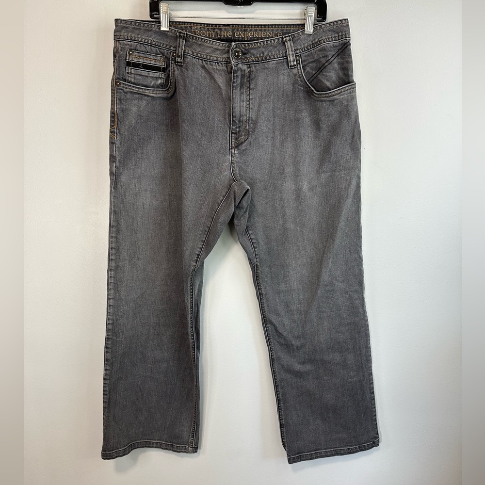 Prana Axiom Jeans Grey Casual Jeans Straight Leg Size 38x30
